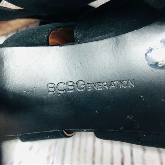 BCBGeneration Jazzmina Black Party Cut Out Heels Shoes 8 - Picture 12 of 12